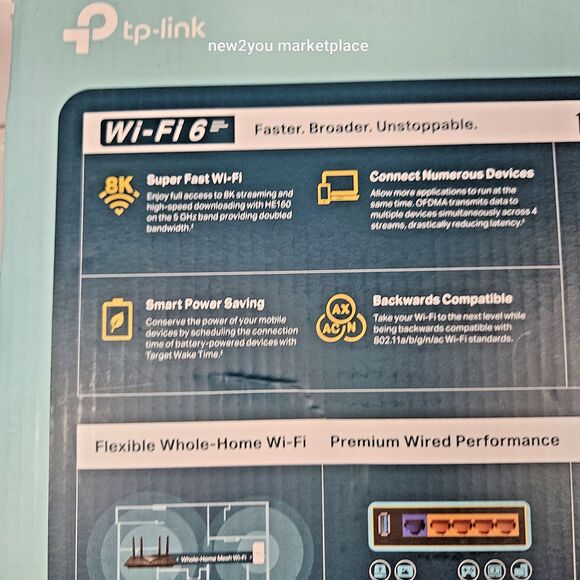 TP-Link Dual-Band AX3000 Wi-Fi 6 Router Archer AX55 | Wireless Gigabit Internet - Picture 6 of 9